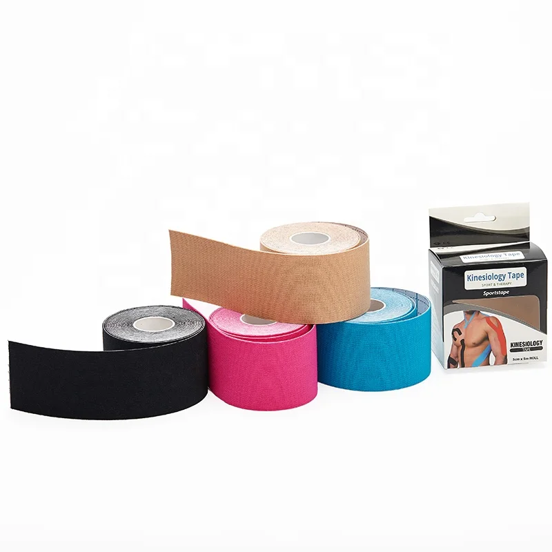 High Quality Water Resistant Sports Safety Therapy Muscle Physiotherapy Orthopedics Support Kinesiology Tape