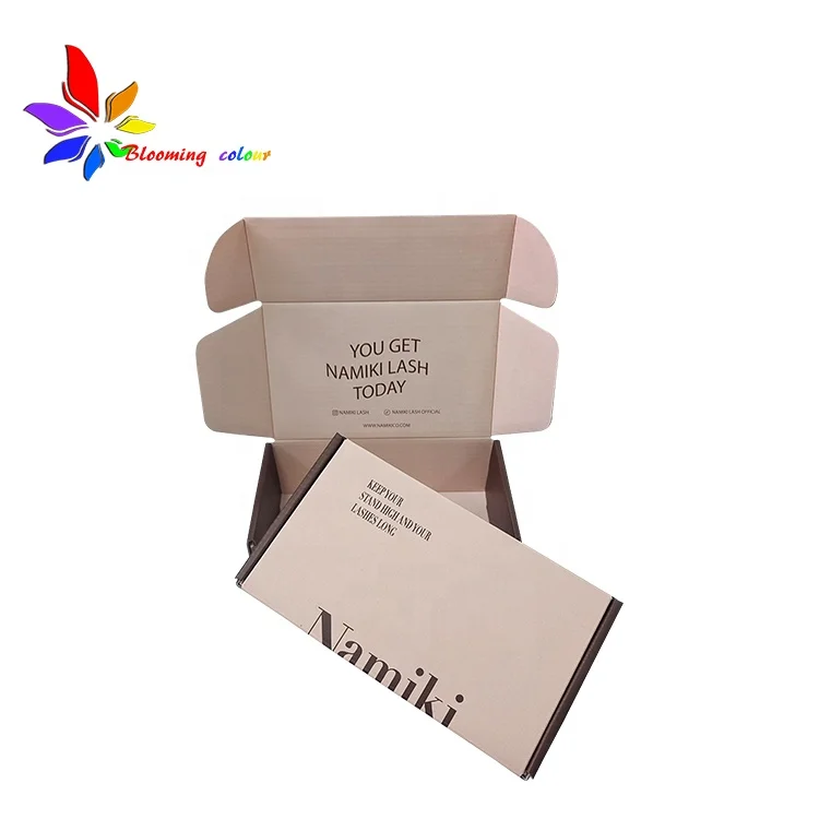 Recycled Folding Corrugated Cardboard Printing Shipping Packaging for clothes Custom with Logo Mailer Paper Boxes