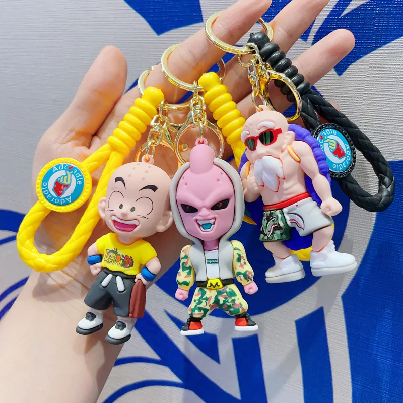 High Quality Dragons Balls Keychain Goku Keychain Keyring Dragons Balls Z Anime Keychain for Promotion Gift