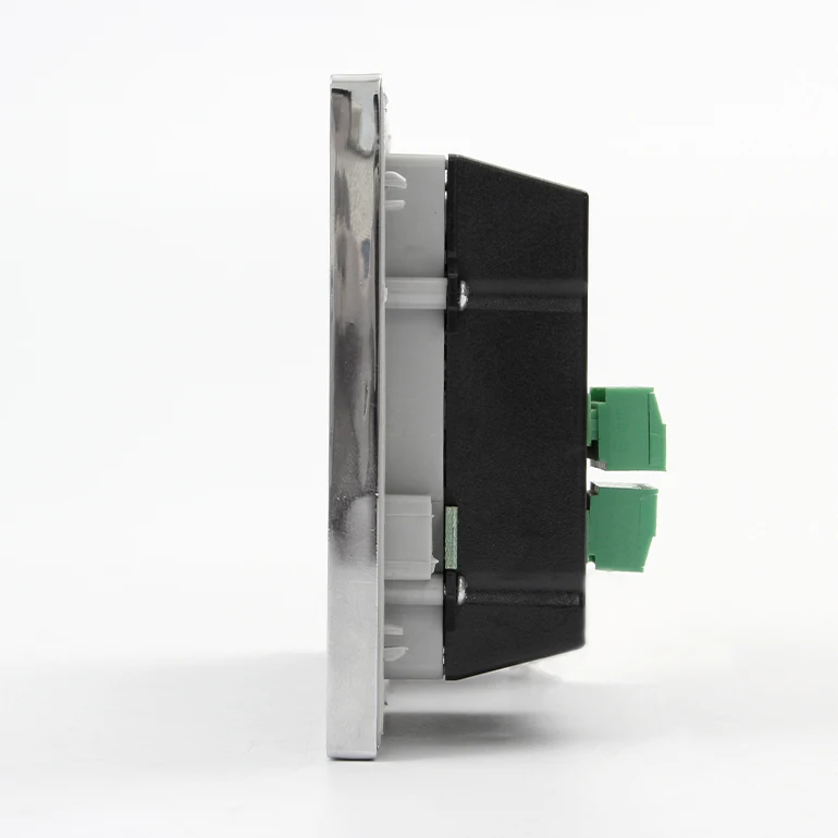 RCU Integrated Smart Hotel Home Using 2-Connected Control Panel with Soft Touch LED Button Switch