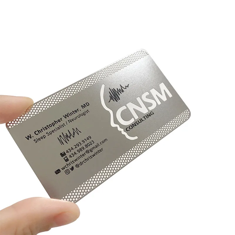 Manufacturers processing custom stainless steel business cards/personalized exclusive metal business cards
