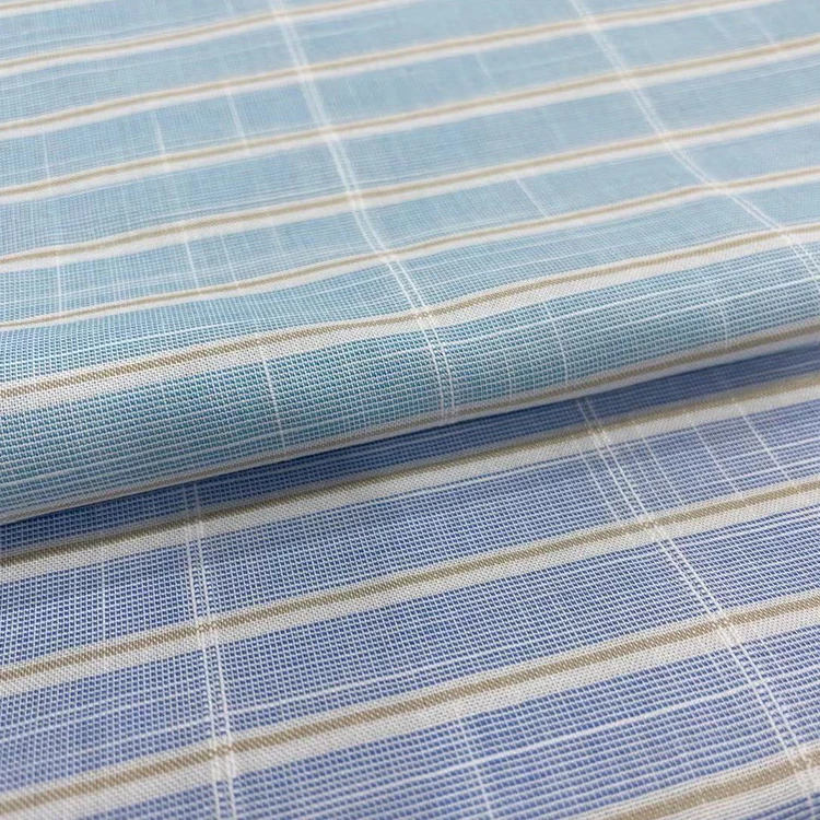  118Gsm Stripes Spandex 100 Cotton Material Fabric Printed For T-Shirt