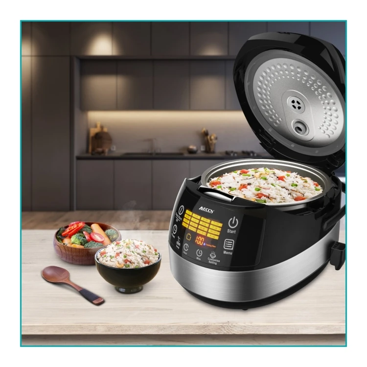 
5L Digital timer & Multi function LED Display Programmable All in 1 Multi rice Cooker 