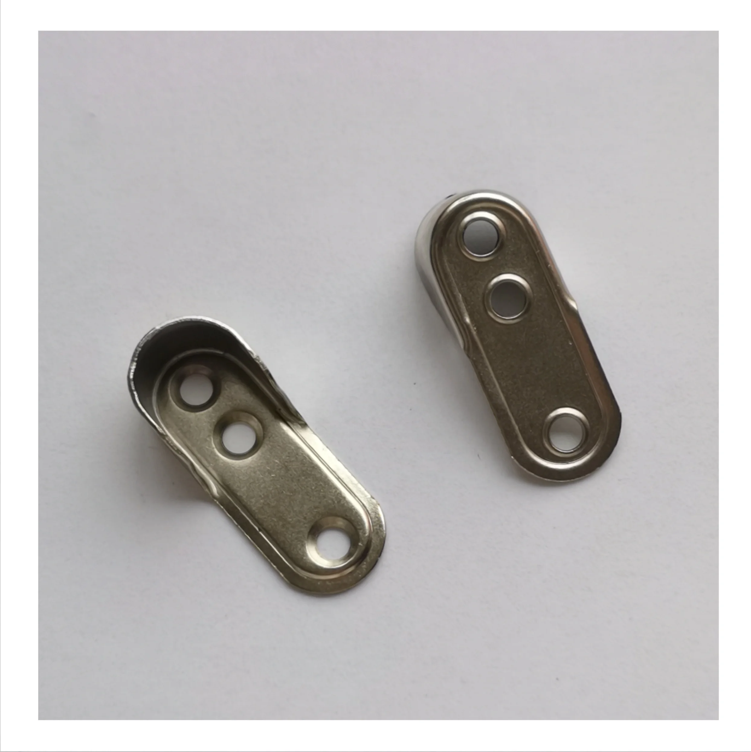 YD 25mm  semicircle Closet Rod Flange Bracket Hanger U Shape Rod Holder with factory price