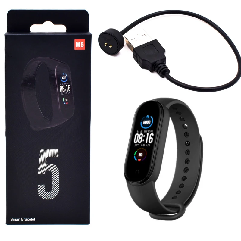 M5 Band 5 Fitness Tracker M6 Band 6 Heart Rate Blood Pressure Band Fitness Tracker Smart Bracelet M4 M5 smart watch