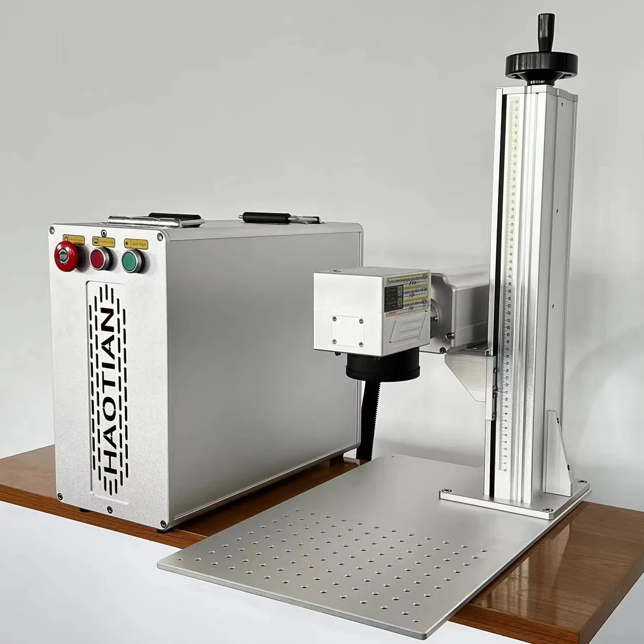 Multifunctional 30W Fiber Laser Marking Machine Air Cooling Supports AI DXF DST PLT DWG BMP Formats for Home Use