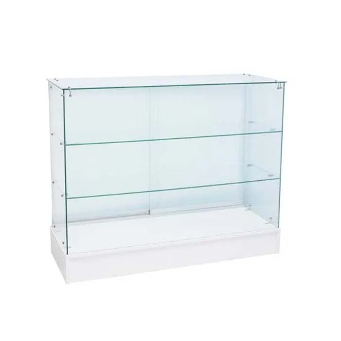 Изготовленный на заказ шкаф витрины МДФ белого стекла для мобильного телефона розничного магазина