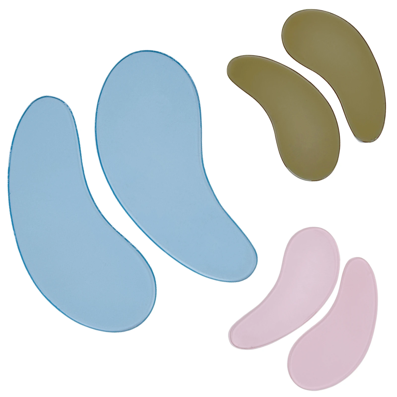 Reusable Under Eye Patches Ultra Soft Eyelash Extension Pad Flexible Silicone Mask For Lash Lift Tint Self Sticky Shield Patch