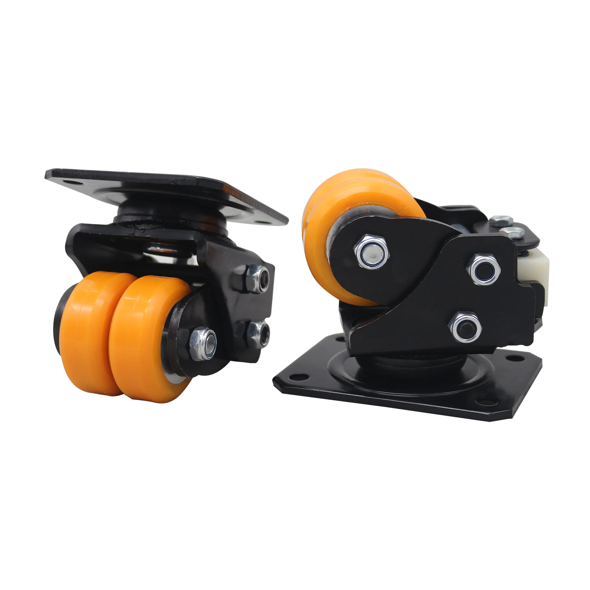 SS двухколесные АГВ-ролики, амортизирующие Подпружиненные