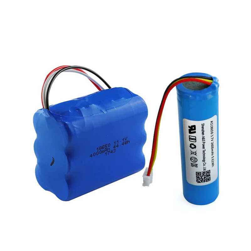 Customized 18650 2s lithium li-ion rechargeable battery pack 7.4v 2