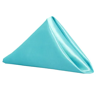 Wholesale Waterproof Restaurant Hotel Polyester Satin Table Terracotta Linen Napkins