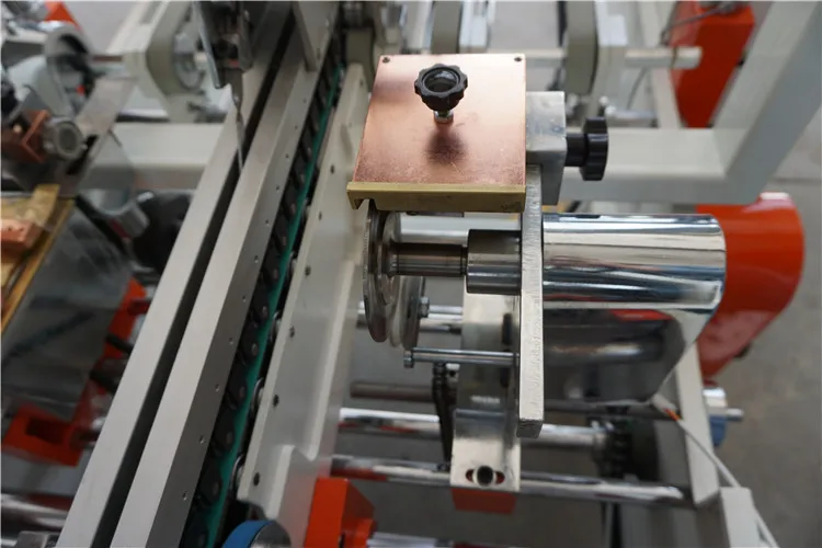 ZH-800L New model pasting corrugated candle box folder gluer automatic comb box folding machine