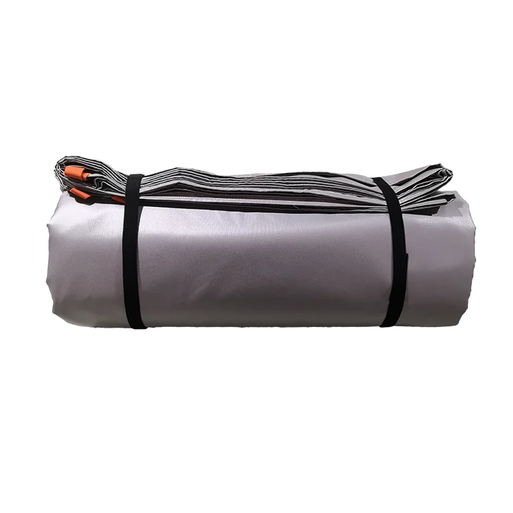 
super large car fire blanket fiberglass fabric silicon coated size 6X8m 