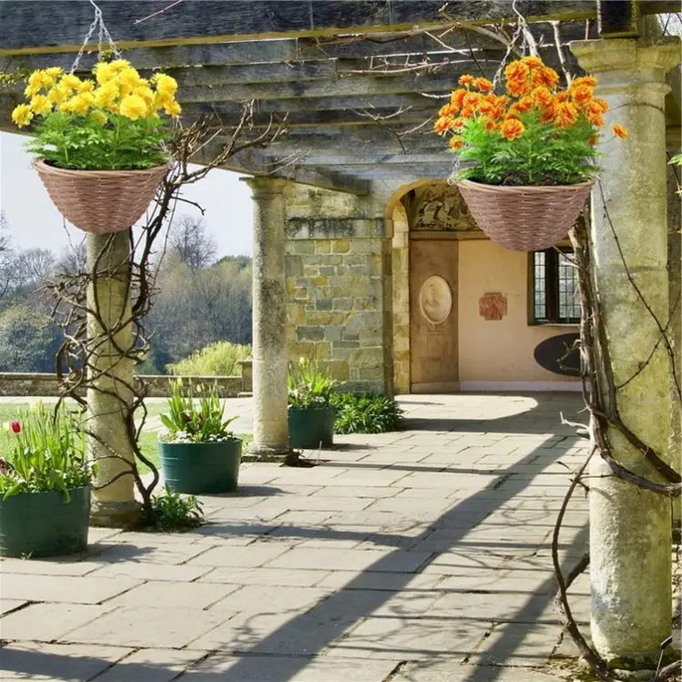 Wall Mounted Cabinet Storage Basket Plastic Kitchen Mount Organizer Home Decor Interview 3 Tier Hanging Macrame Fruit