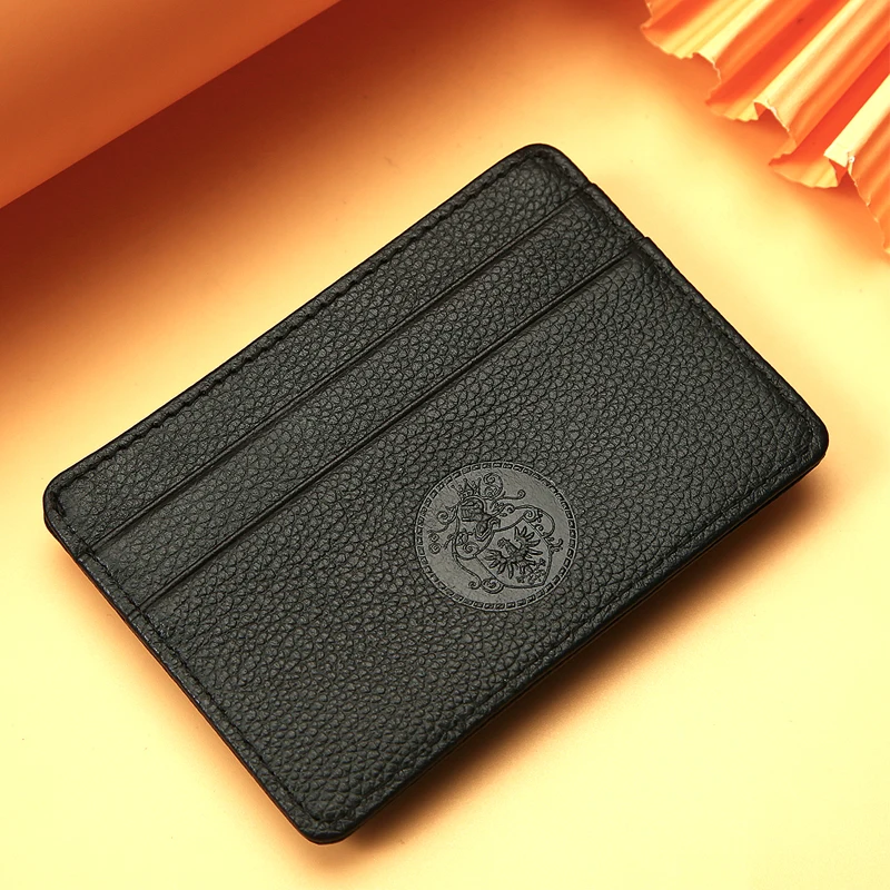  Лидер продаж зажим для денег деловой Карманный подарок кожаный тонкий rfid бумажник держатель