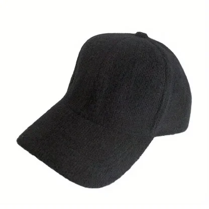 Warm Golf Hat Snapback Cap 6 Panel Adjustable Sun Shade Windproof Baseball Cap For Men Women Autumn Winter Peaked Cap