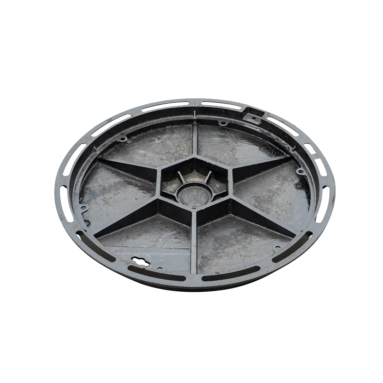 Customized size En124  ductile iron manhole cover machine manhole cover tanker D400 manhole covers