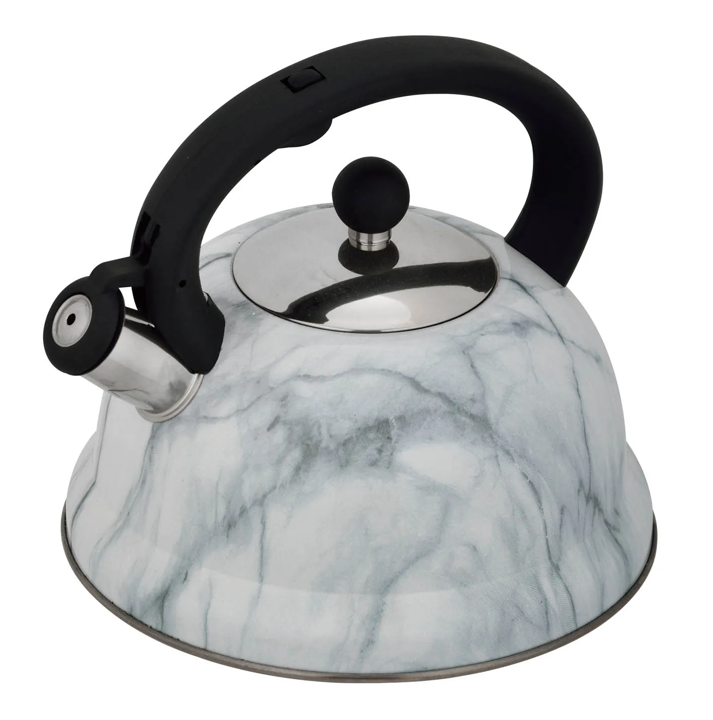 Kitchen Home Hotel Color Painting Stainless Steel Whistling Water Kettles With Glass Lid Water Tea Pot