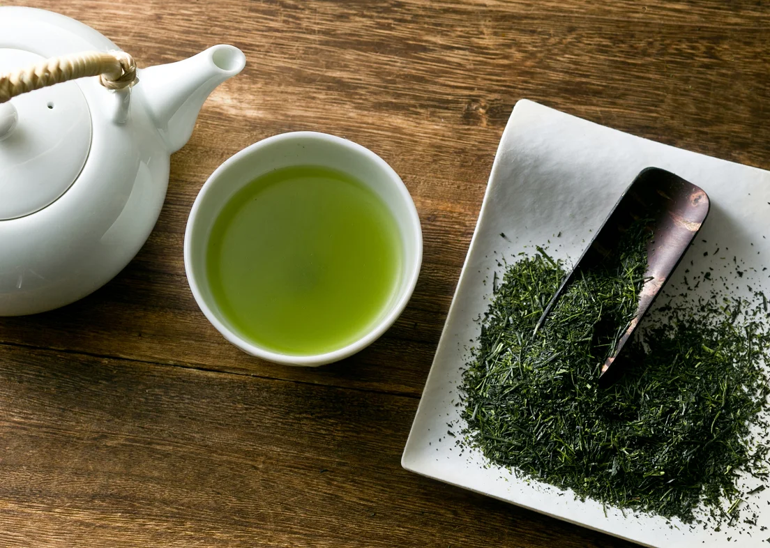 Japan deep-steamed fukamushi tea small disposable green leaf tea in triangle bags bulk