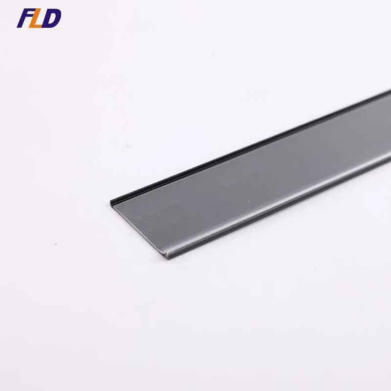 Supermarket Adhesive PVC Shelf Talker Plastic Price Label Holder