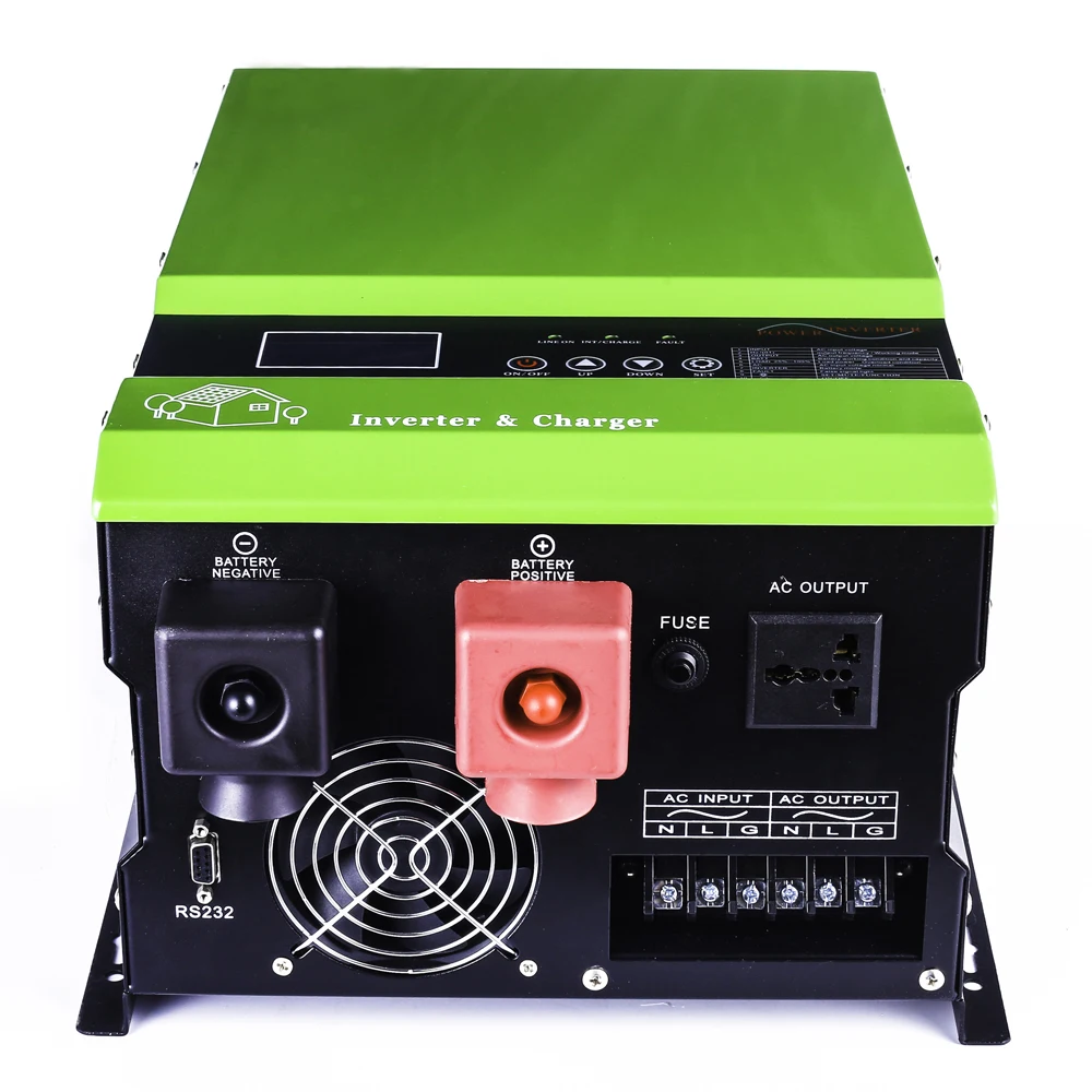 South Africa 24Vdc to 220Vac or 110Vac 1500 Watt low frequency  Pure Sine Wave  inverter with charger