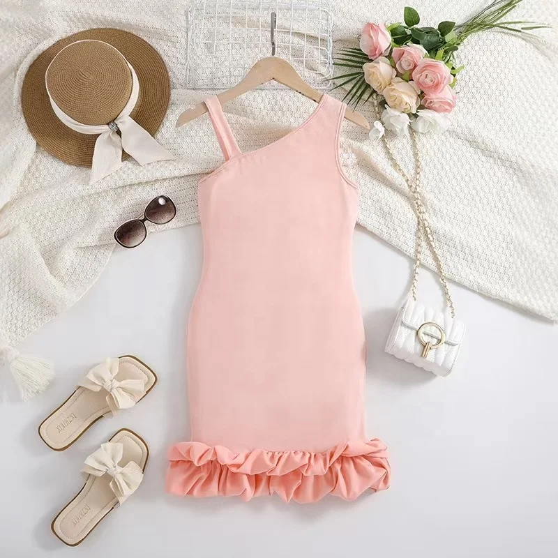 Ready Made 6 8 10 12 Years Old Age Teenage Girls Clothing Fashion Frock Teen Clothes Children Dresses for Girls Party Kids Dress