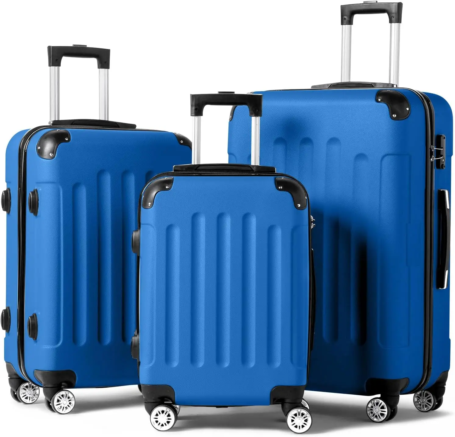 Best Selling High Quality 3 Piece Luggage Set Lightweight Durable Suitcase Trolley Case With Spinner Wheels For Travel Business