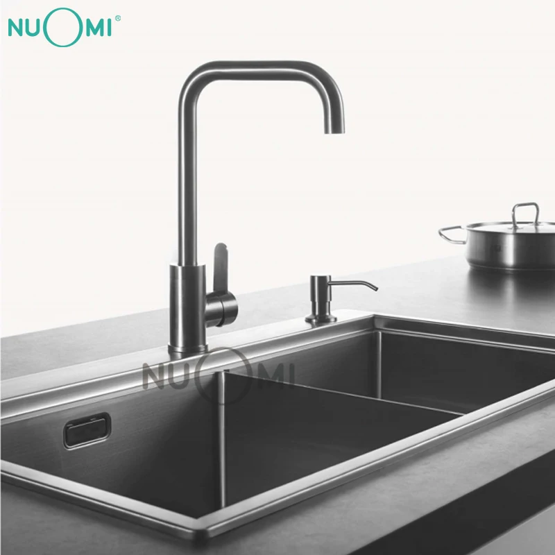 
NUOMI Modern Luxury Mond Series Farm Double Bowl Kitchen Sink 
