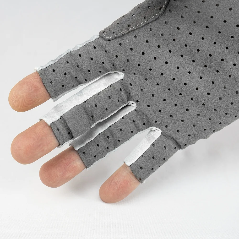 Professional OEM ODM sea fishing gloves full finger UV sun fly angling gloves for men women