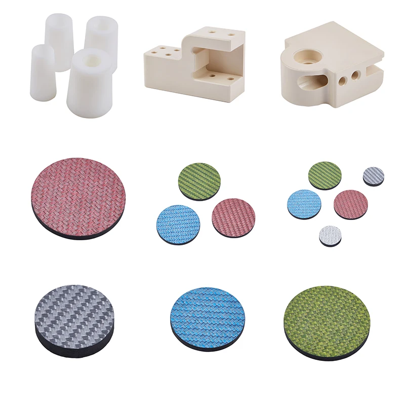 Фрезерный станок с ЧПУ пластиковый Pom ацеталь Делрин Abs Pc Hdpe Cnc обработанный нейлоновый Поликарбонат Pmma Акриловый PPS поворачивая часть