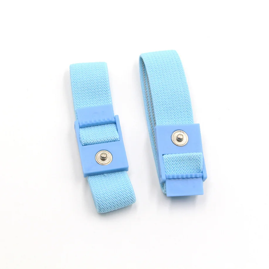 Blue adjustable ESD Anti-allergic Bracelet anti static Wrist Strap