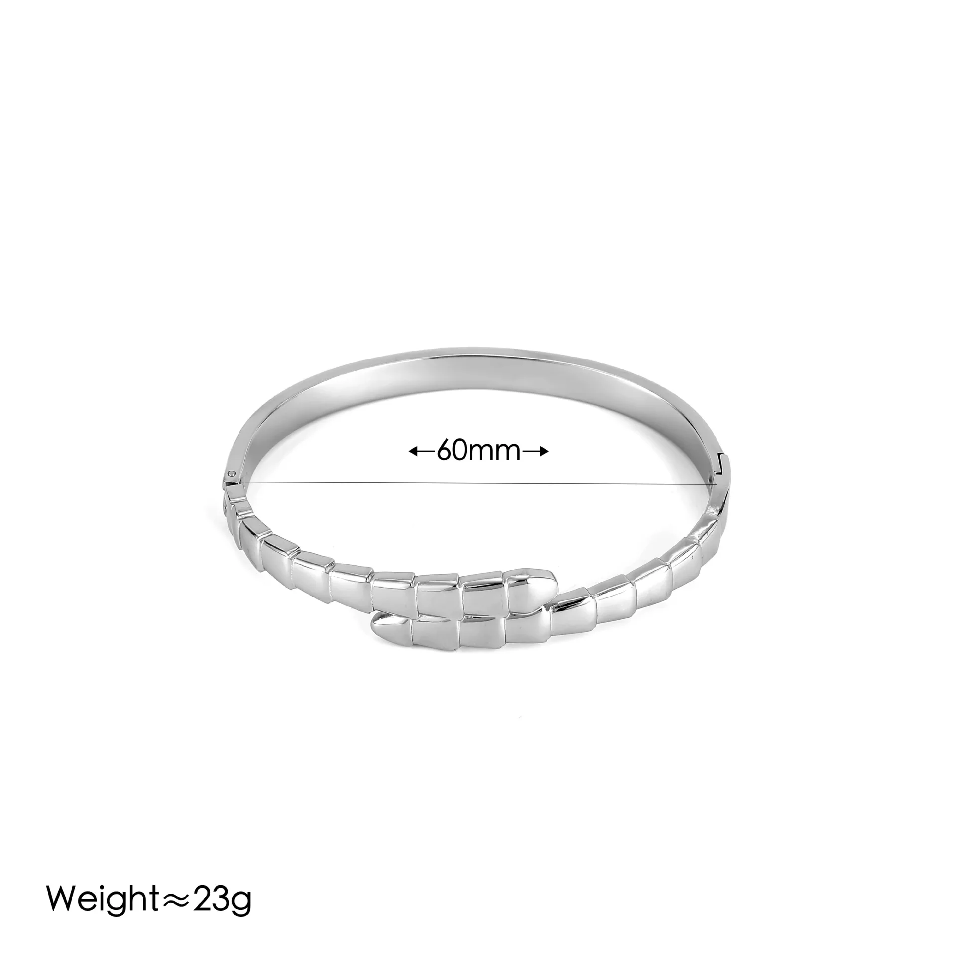 European American Style Temperament Snake Bone Bracelet Women Smooth Simple Oil Pressure Craft Fashionable Cross-Border Online