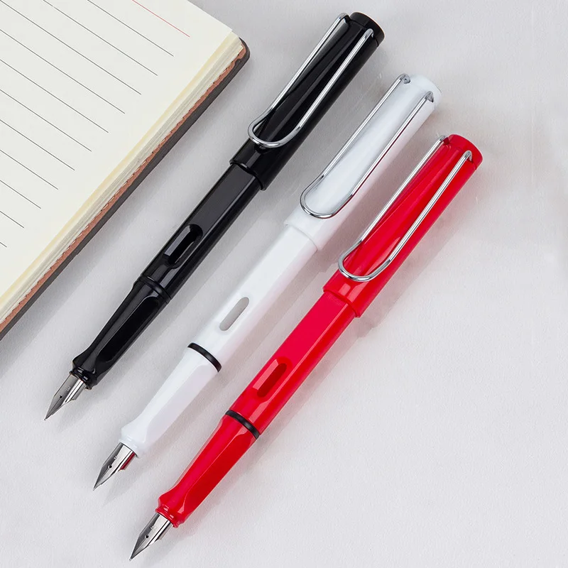 Factory delivery colorful Fountain pen student pen upright writing practice ink bag dual-use pen wholesale