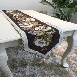 Wholesale Custom Wedding Gold Table Runners flower table runner wedding