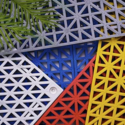 Top Quality Low Price Heavy Duty Car Plastic PVC Interlocking  Garage Floor Tiles