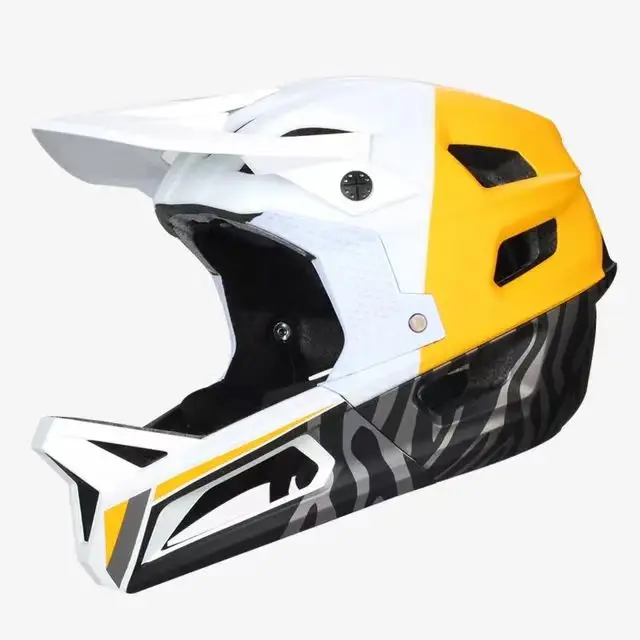 New Arrival Fullface Mountain Bike Helmet Downhill BMX Helmet Off-Road Cycling Helmet