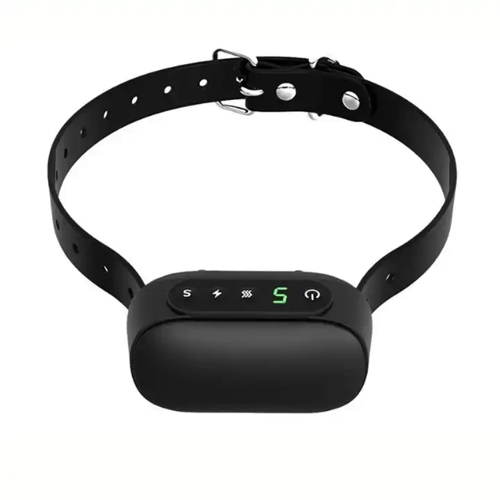 New Waterproof  Adjustable 7 Levels Intensities Rechargeable Training Beep Vibration Shock Dog Anti Bark Collar for S M L Dogs