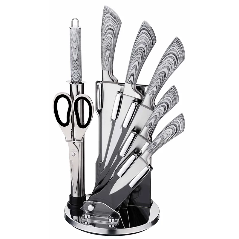 Custom Stainless Steel kitchenware Knife set Cutting fruit cutting meat combination set knife