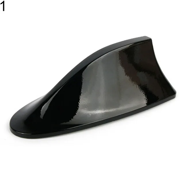 Universal Car Roof Shark Fin Decorative Aerial Antenna Cover Sticker Base Roof Carbon Fiber Style For Car