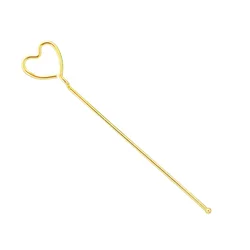 Wholesale Customized 12.3CM DIY Hair Accessories Accessories Nickel-Free Plating Heart Shaped Hairpin