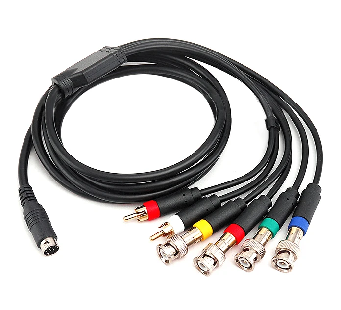 Replacement RGBS/RGB Cable Color Monitor Component Cable for Sega Genesis 2 megadrive Game Console Accessories