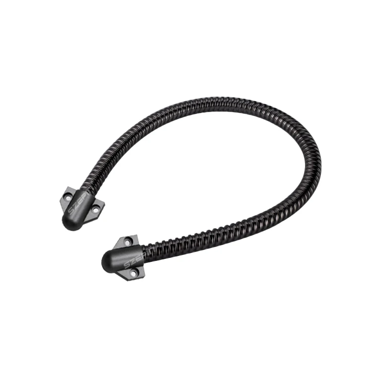 Safety Device Stainless Steel Armored Door Ring High Quality Metal Tube Spiral Cable Alarm Control Armored Door