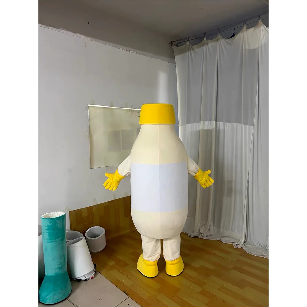 2024 High-end OEM customized company image clothing bottle jar jar clothing anime character mascot doll suit