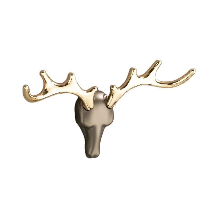 Nordic Decorative Cartoon Animal Deer horse elephant Wall Mount Hook Clothes Hanger Towel wall hooks