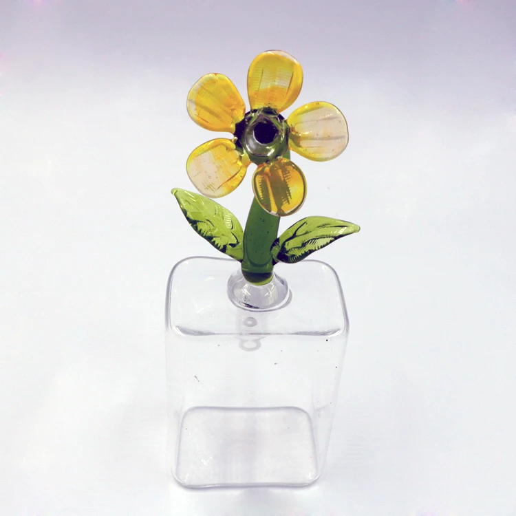 Murano Glass Sunflower Chandelier Light Parts Pendant Decoration