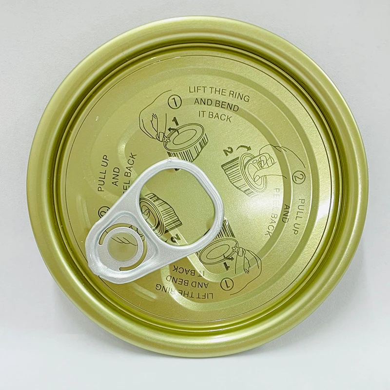 High Quality Custom Wholesale Air Tight Grade Round Tin Can Organic Food Canned