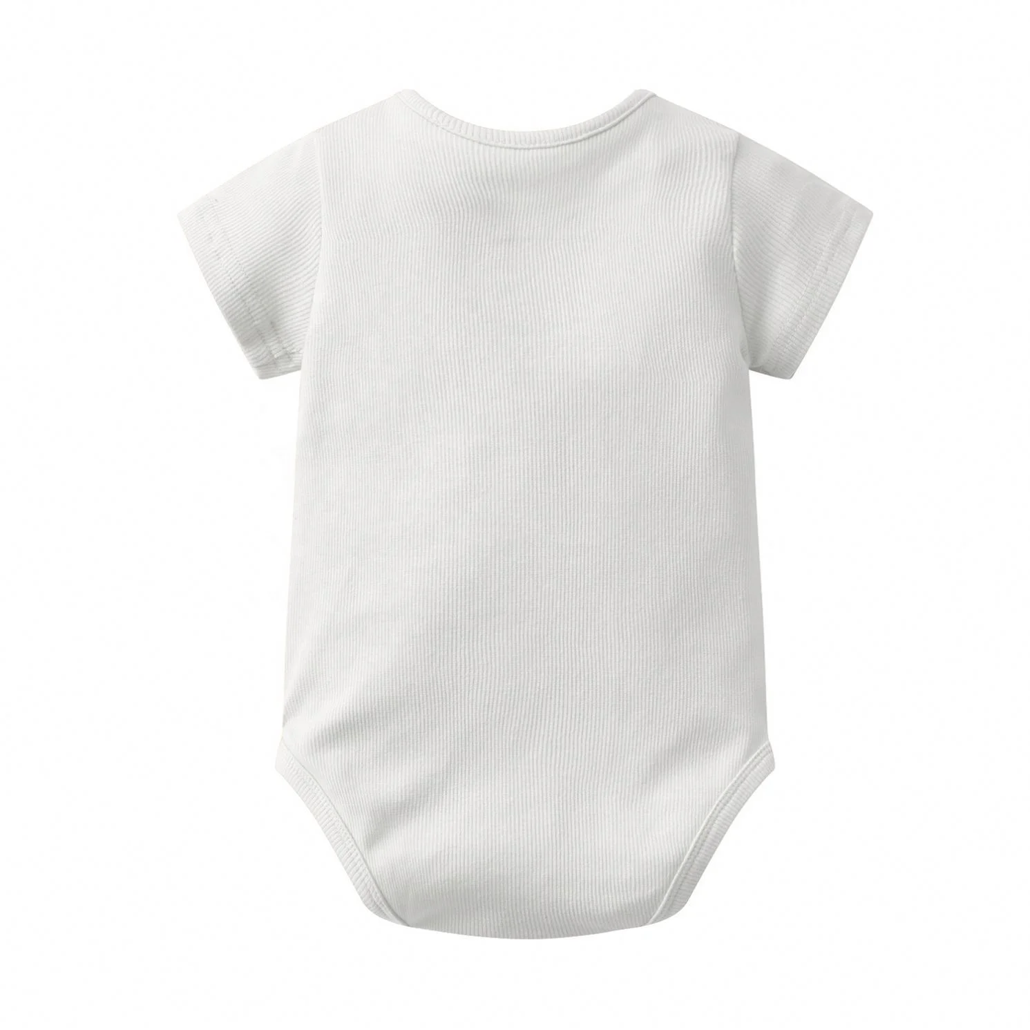 Neutral Toddler Summer Romper Autumn Organic Cotton Sleepwear Comfy Custom Logo Bodysuit 1 Piece Set Unisex Baby