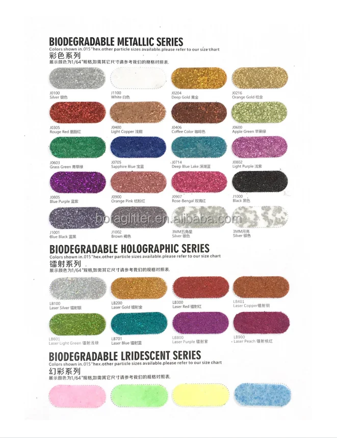 Free wholesale bulk samples of colorful biodegradable holographic glitter powder nail art for Christmas Halloween decorations