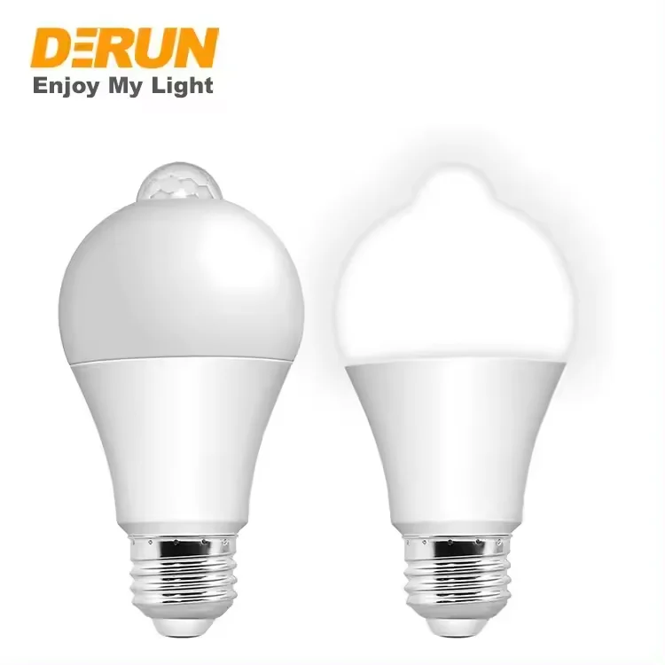 Motion Sensor 7W 9W 12W E27 E26 B22 Base LED Motion Sensor Light Bulb LED Smart Bulb For Washroom Garage , LED-SENSOR