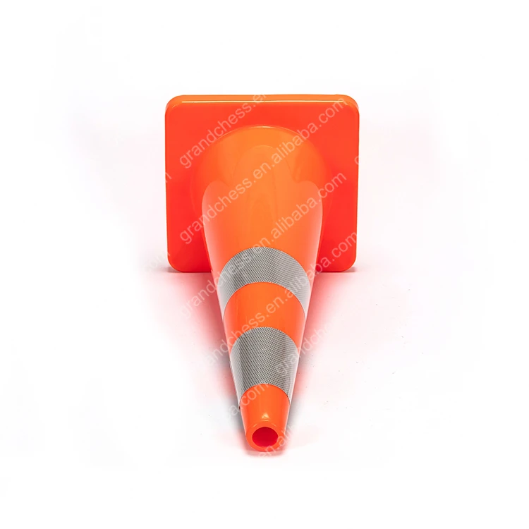 
36 inch 900mm High Fluorescent Orange One Piece Design PVC Road Traffic Cone 